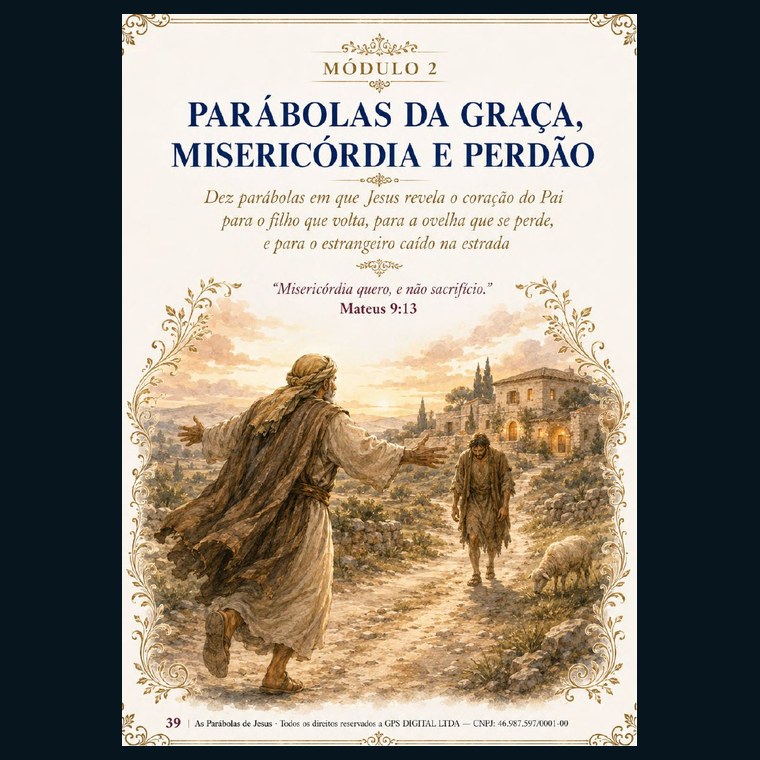Capa de Parábolas da Graça, Misericórdia e Perdão