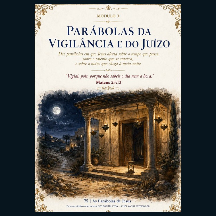 Capa de Parábolas da Vigilância e do Juízo