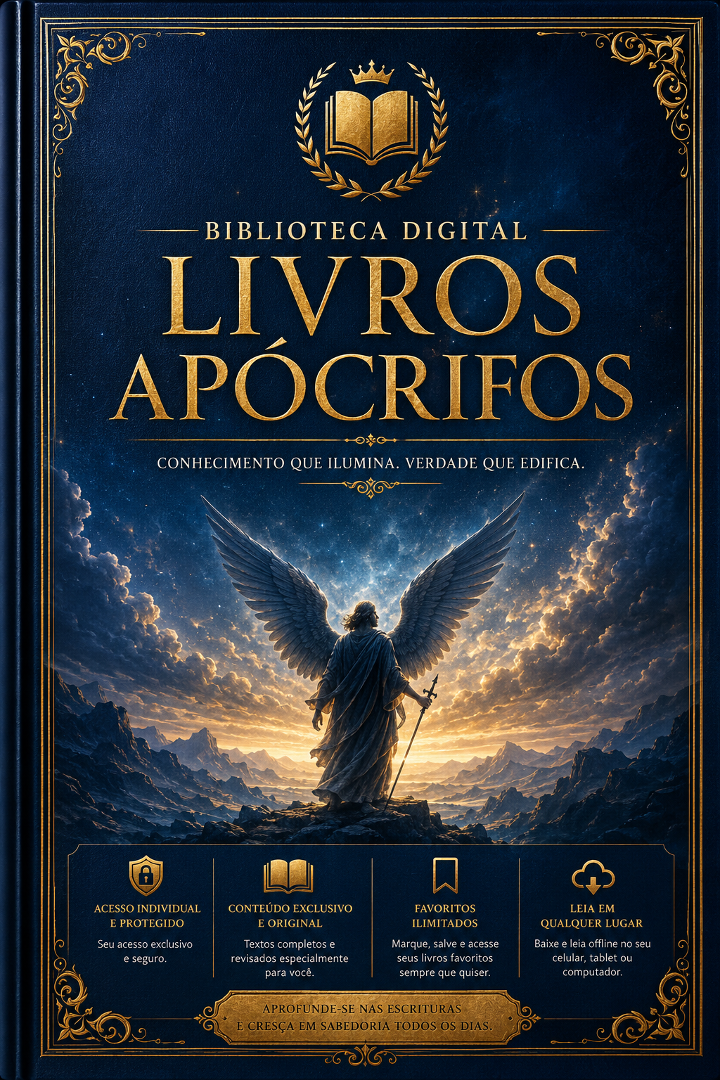 Identidade visual oficial da Biblioteca Digital — Livros Apócrifos